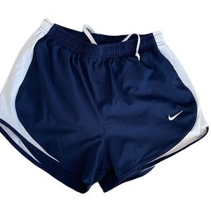 Nike Dri-Fit Running Shorts - Navy - Size small
